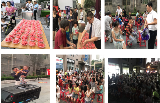  炎炎夏日夜，業(yè)主愜意情